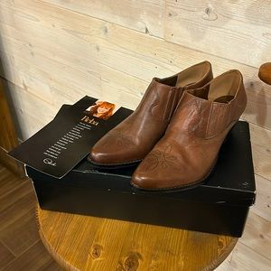 Reba Brown Booties - New in Box -Size 8